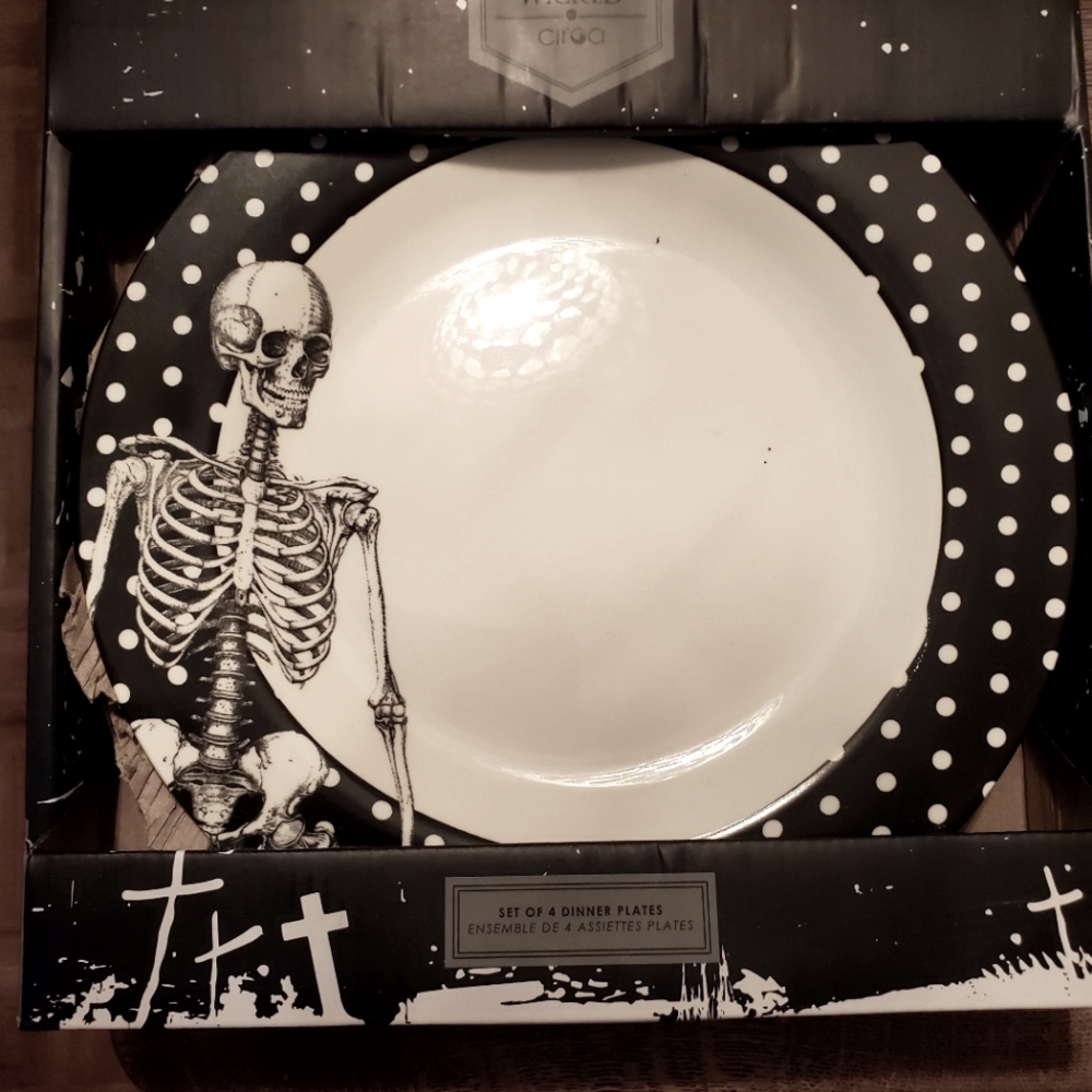 Ciroa Halloween Dinner Plates 4 pk